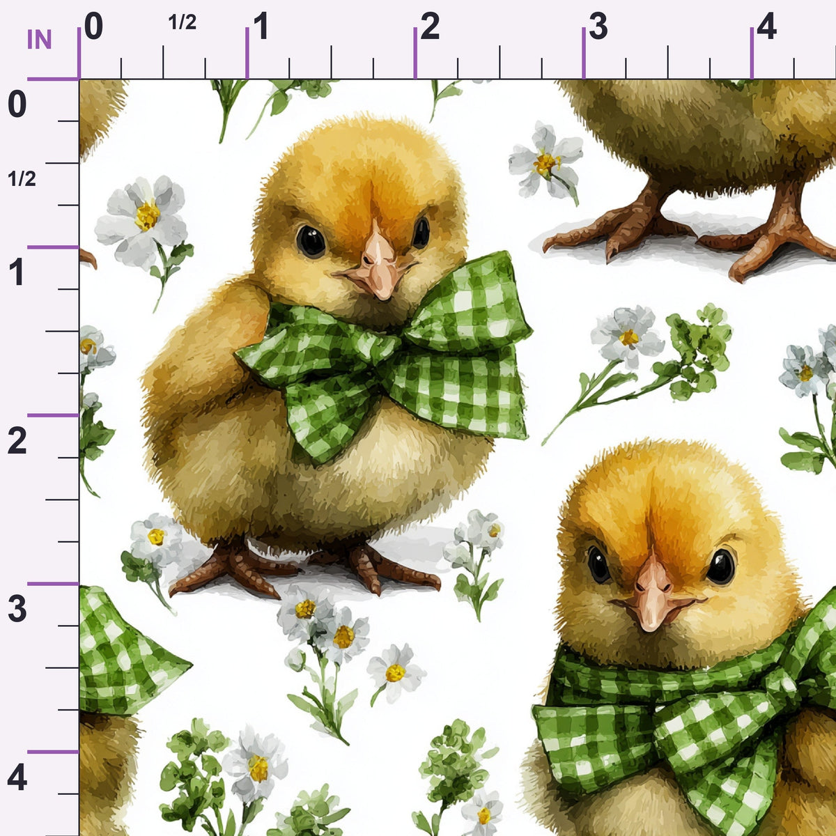 Bunny Blooms Pattern 38 Minky Fabric