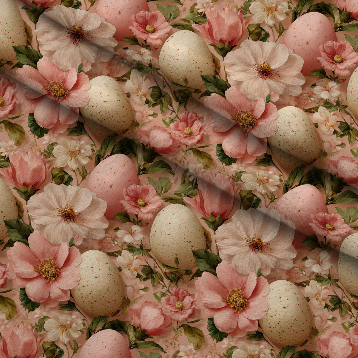 Bunny Blooms Pattern 41 Minky Fabric