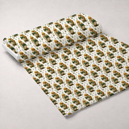 Bunny Blooms Pattern 45 Minky Fabric