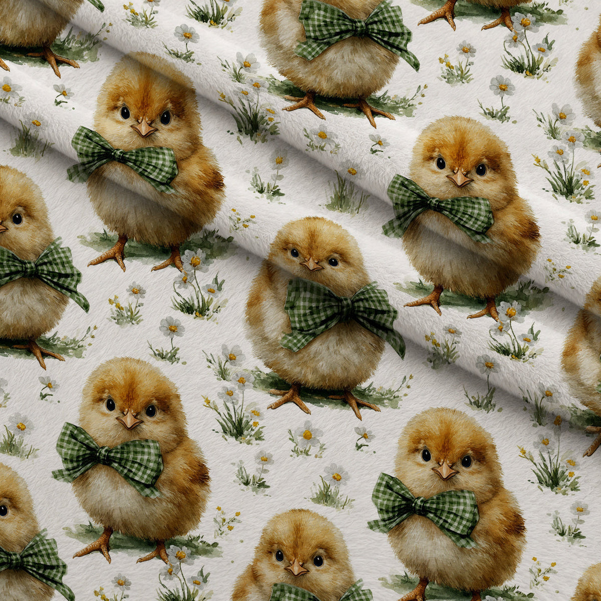 Bunny Blooms Pattern 45 Minky Fabric