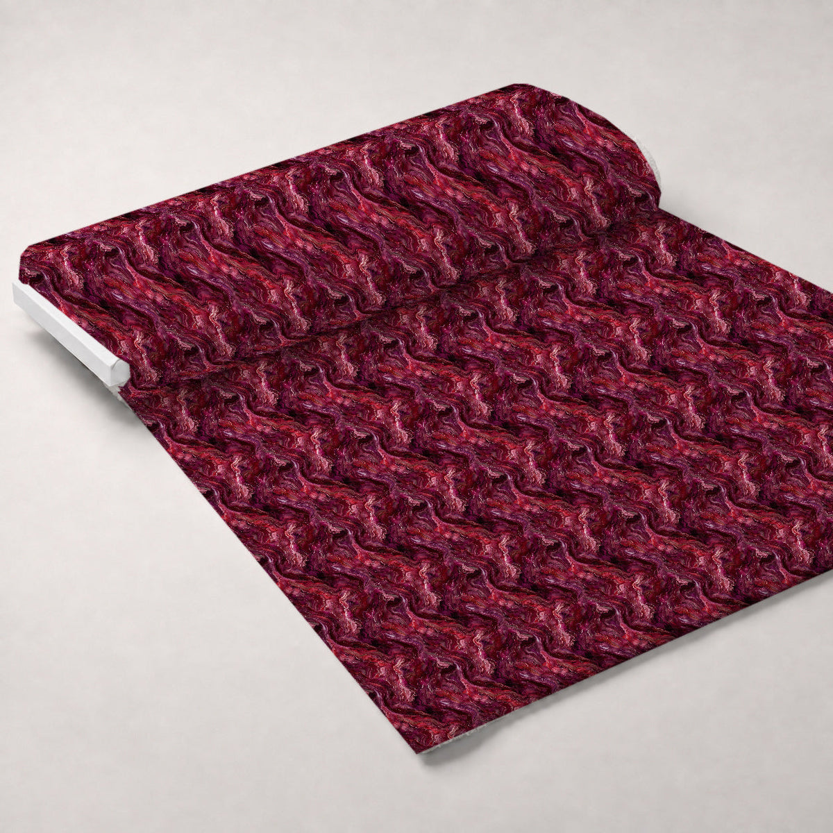 Burgundy  Abstract Pattern 3 Minky Fabric
