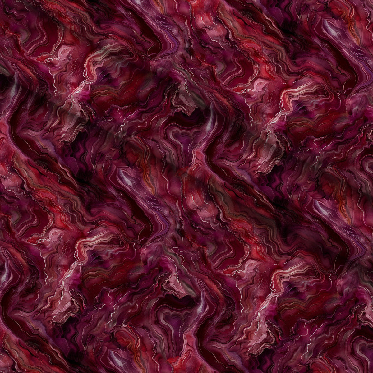 Burgundy  Abstract Pattern 3 Minky Fabric