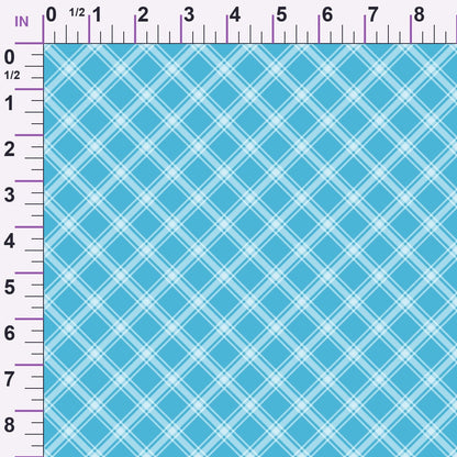 Buttercream Plaid Pattern 3 Minky Fabric