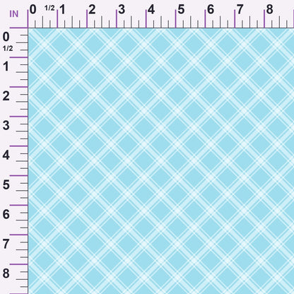 Buttercream Plaid Pattern 4 Minky Fabric