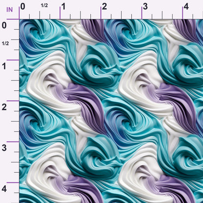 Buttercream Swirls Pattern 5 Minky Fabric