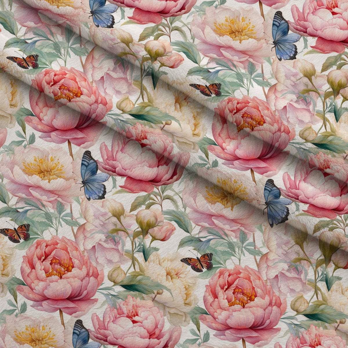 Butterfly Dance Pattern 1 Minky Fabric