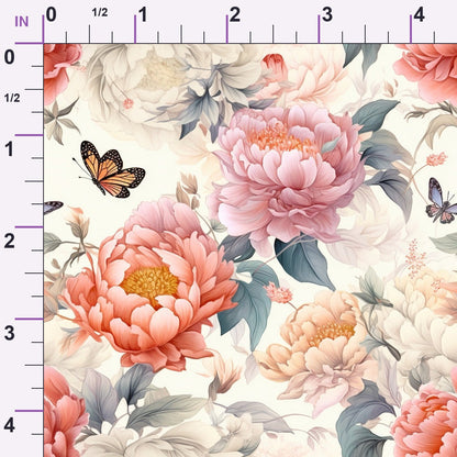 Butterfly Dance Pattern 12 Minky Fabric