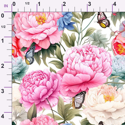 Butterfly Dance Pattern 2 Minky Fabric
