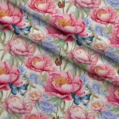 Butterfly Dance Pattern 3 Minky Fabric