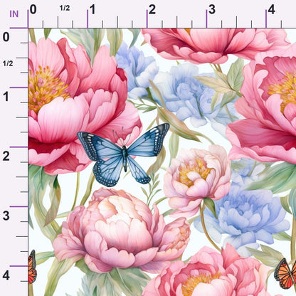 Butterfly Dance Pattern 3 Minky Fabric