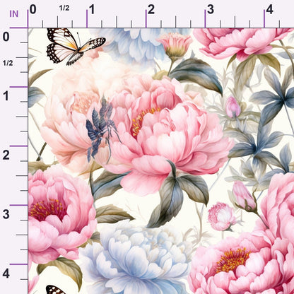 Butterfly Dance Pattern 5 Minky Fabric