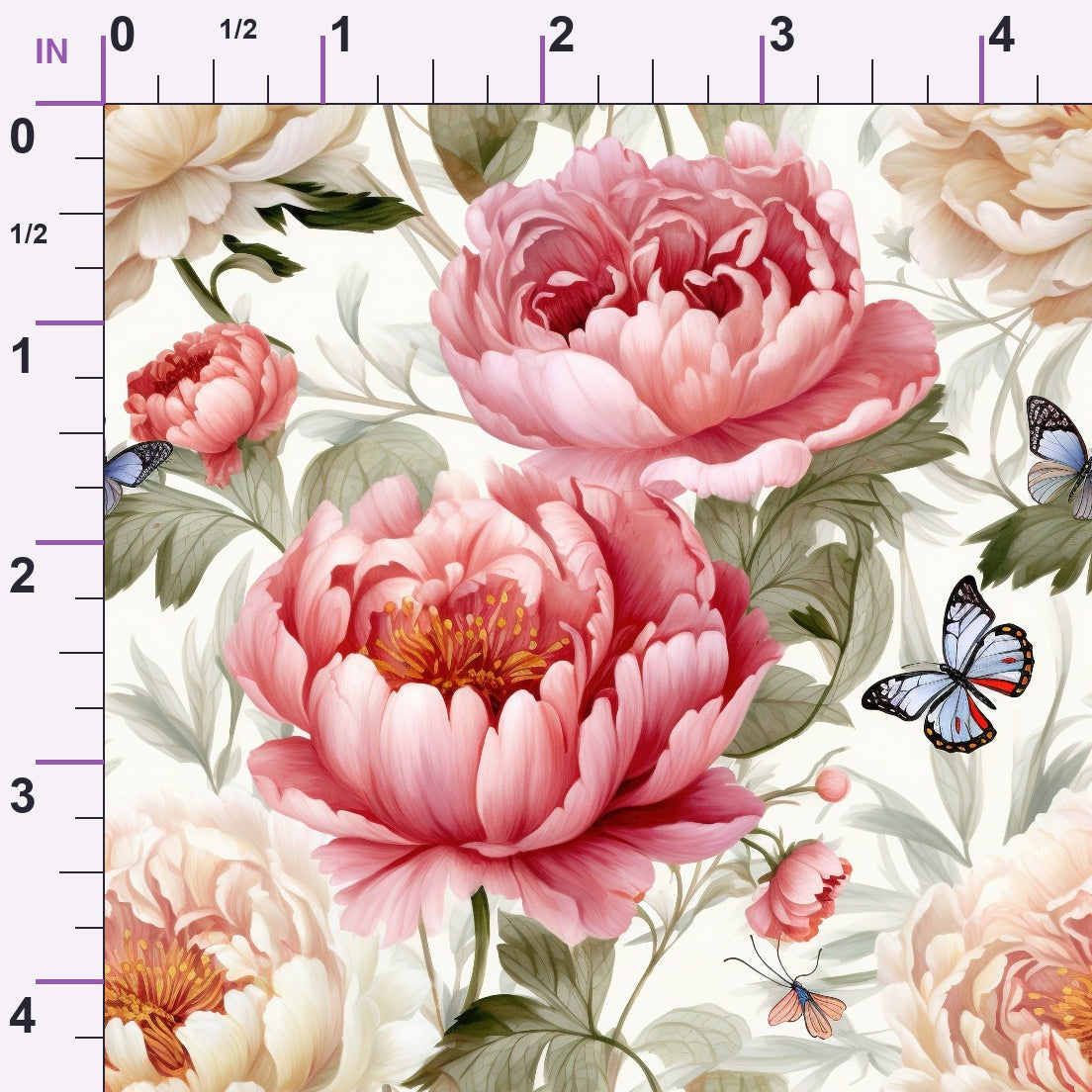 Butterfly Dance Pattern 8 Minky Fabric