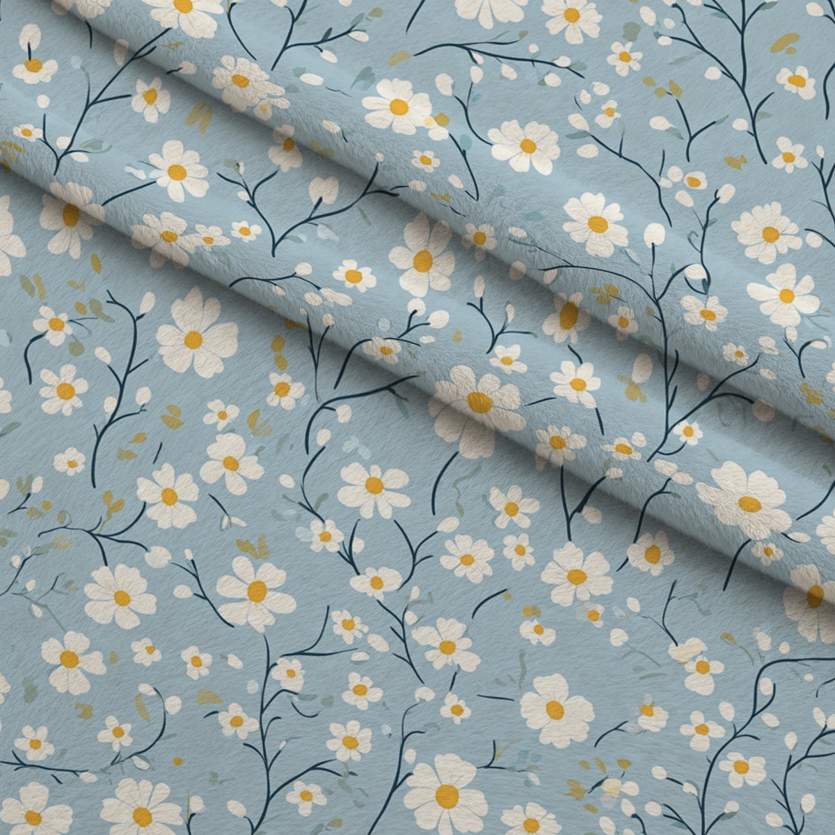 Buttermilk Blossoms Pattern 1 Minky Fabric