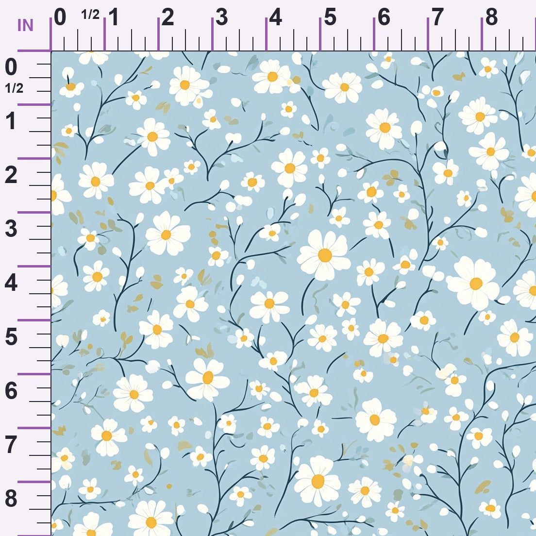 Buttermilk Blossoms Pattern 1 Minky Fabric