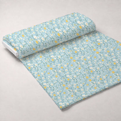Buttermilk Blossoms Pattern 11 Minky Fabric