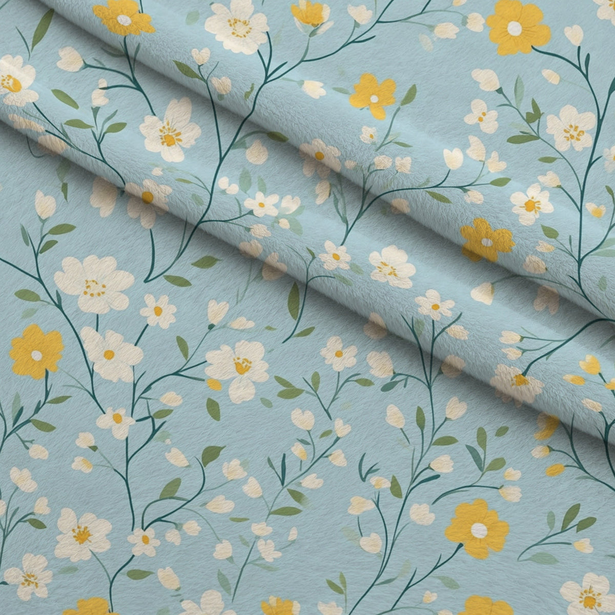 Buttermilk Blossoms Pattern 11 Minky Fabric