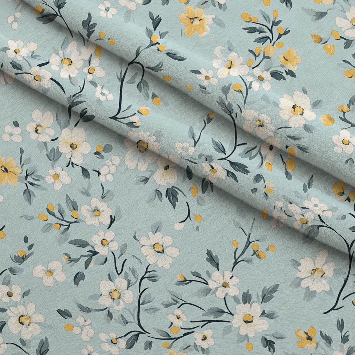 Buttermilk Blossoms Pattern 12 Minky Fabric