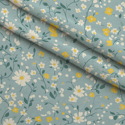 Buttermilk Blossoms Pattern 13 Minky Fabric