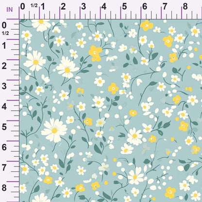 Buttermilk Blossoms Pattern 13 Minky Fabric