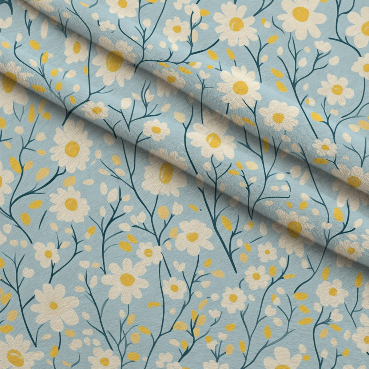 Buttermilk Blossoms Pattern 15 Minky Fabric