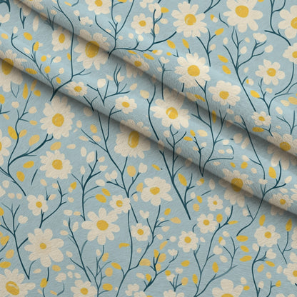 Buttermilk Blossoms Pattern 15 Minky Fabric