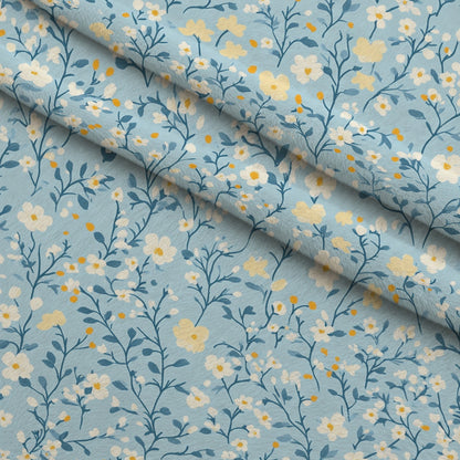 Buttermilk Blossoms Pattern 16 Minky Fabric