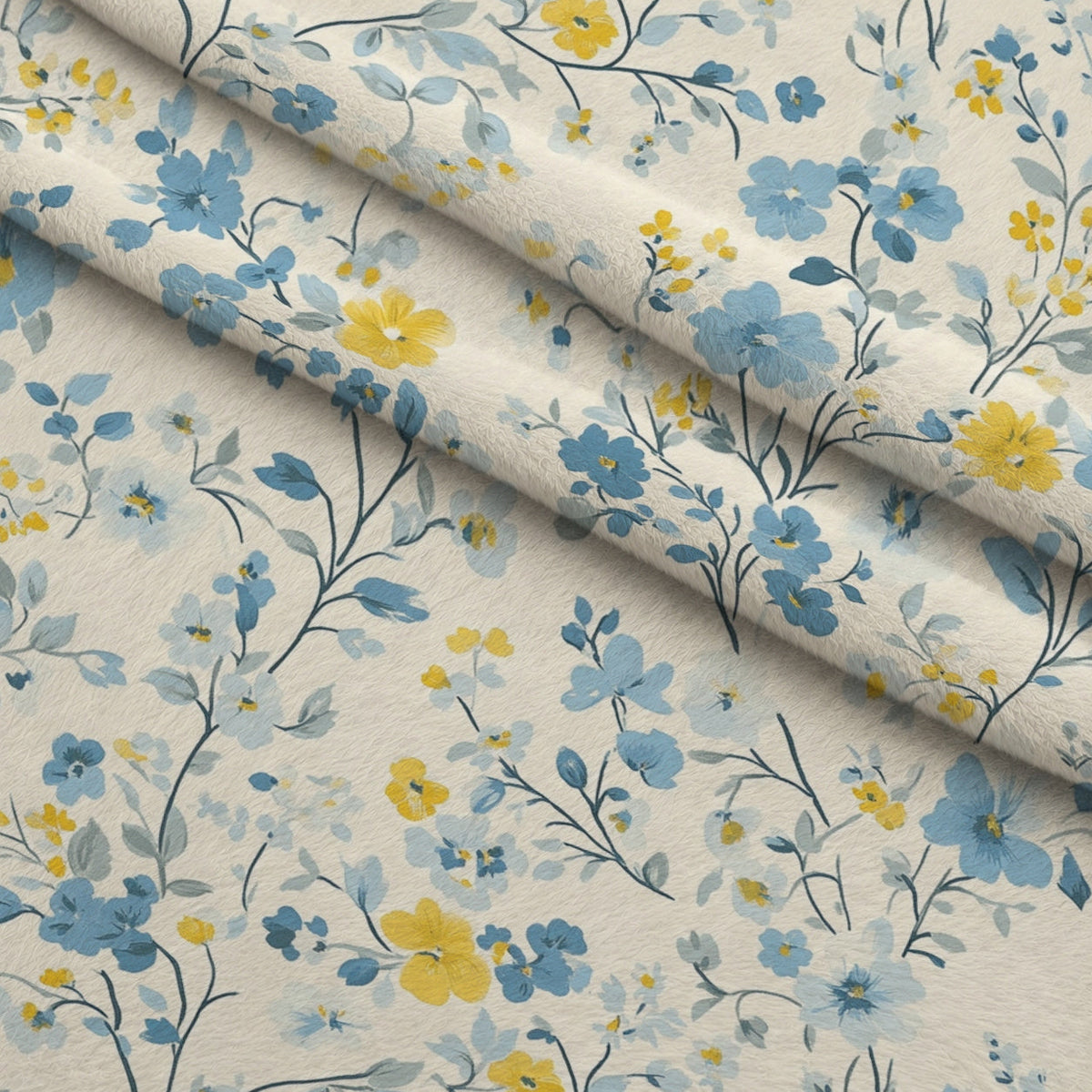 Buttermilk Blossoms Pattern 17 Minky Fabric