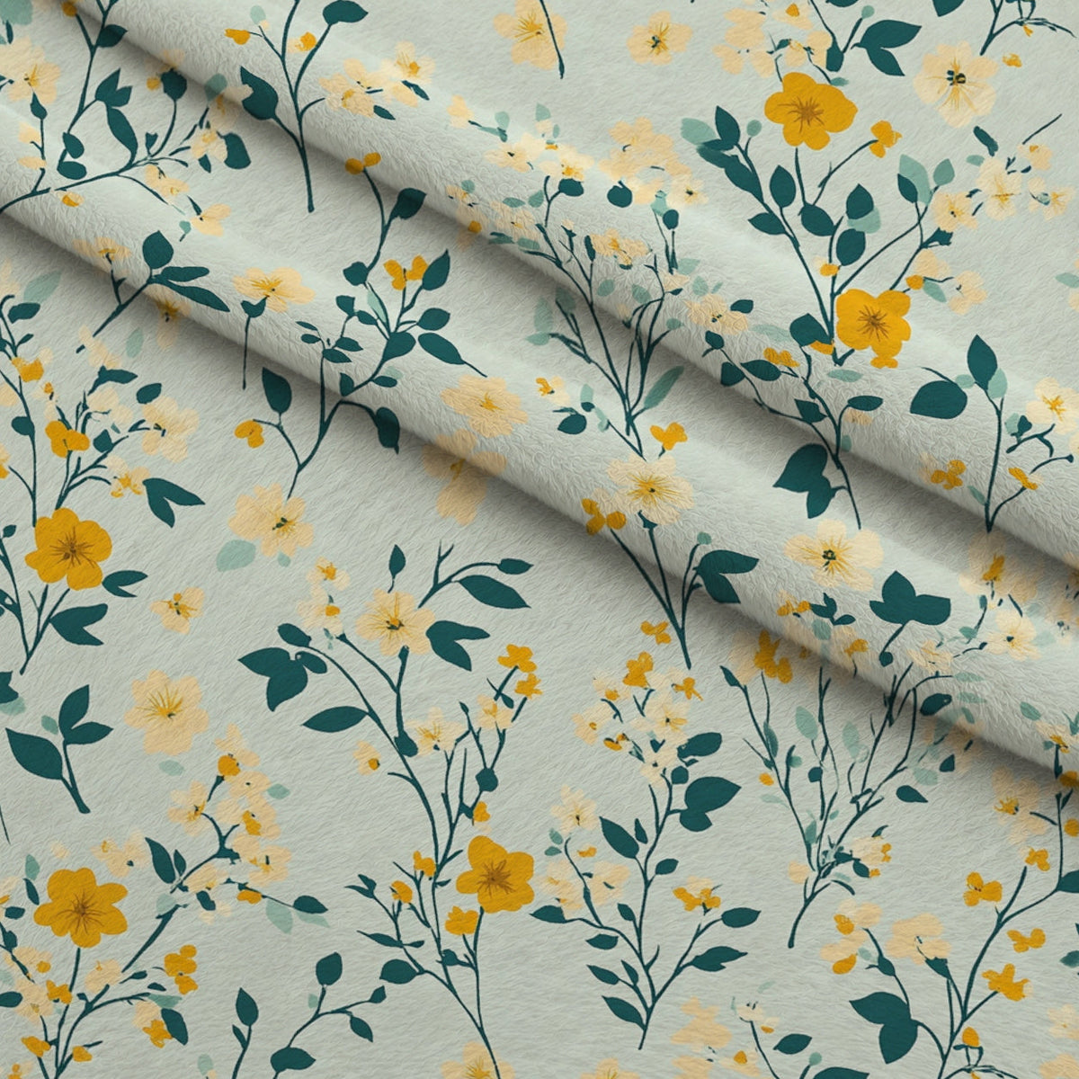 Buttermilk Blossoms Pattern 18 Minky Fabric
