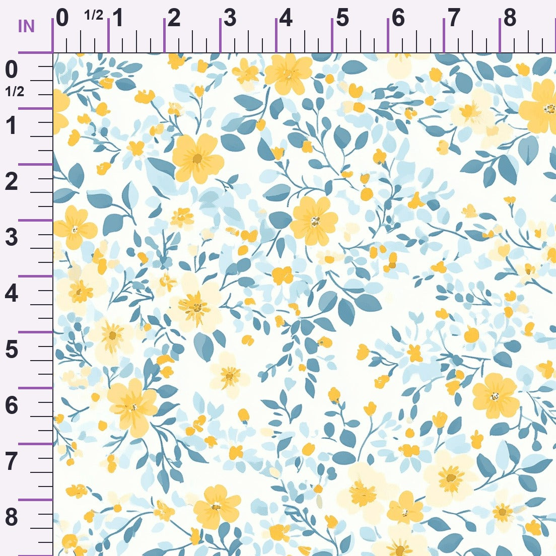 Buttermilk Blossoms Pattern 2 Minky Fabric