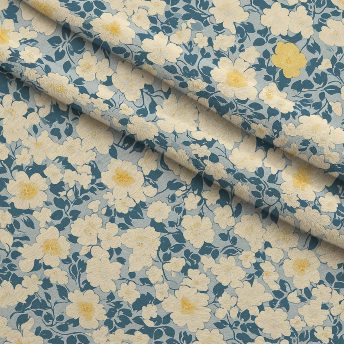 Buttermilk Blossoms Pattern 20 Minky Fabric