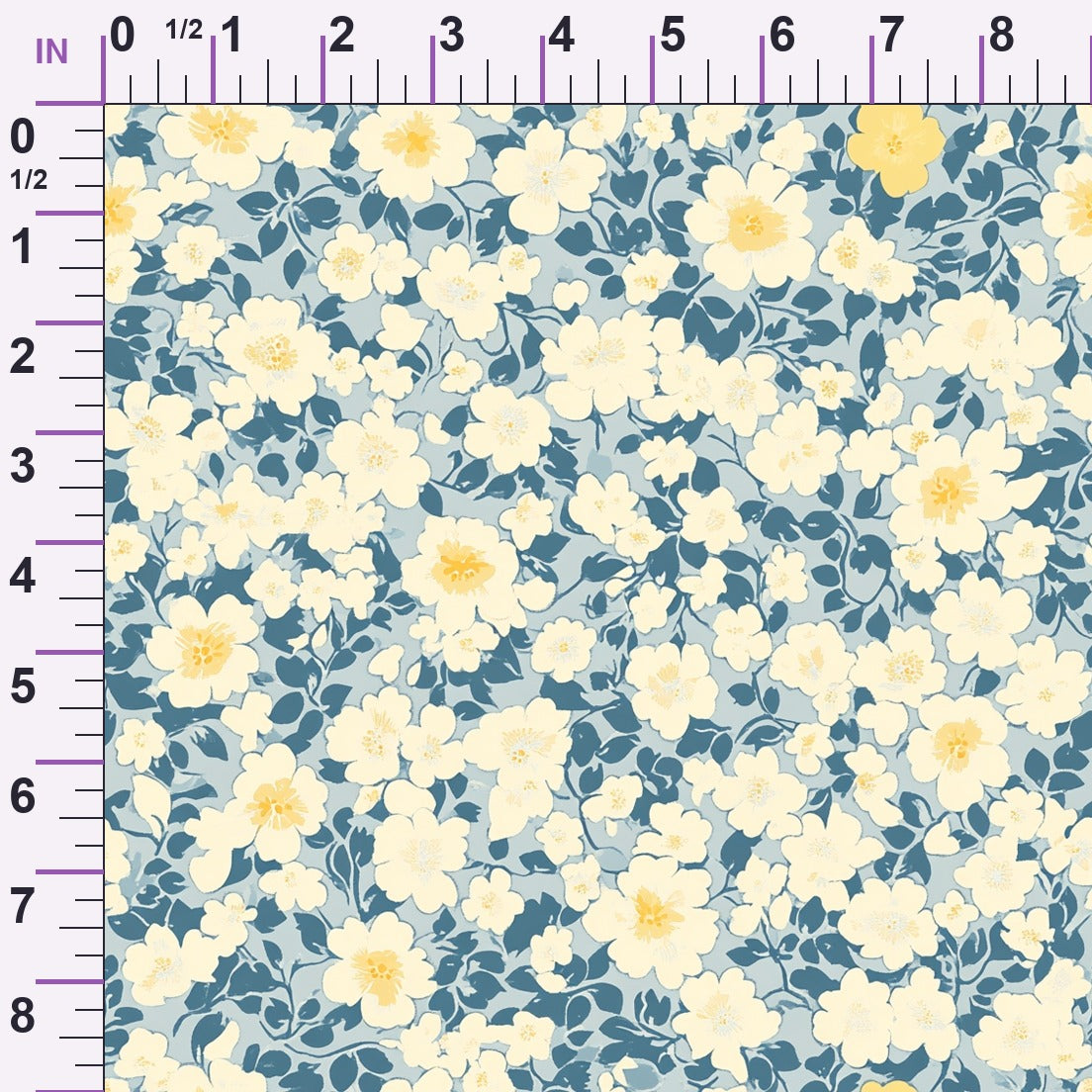 Buttermilk Blossoms Pattern 20 Minky Fabric