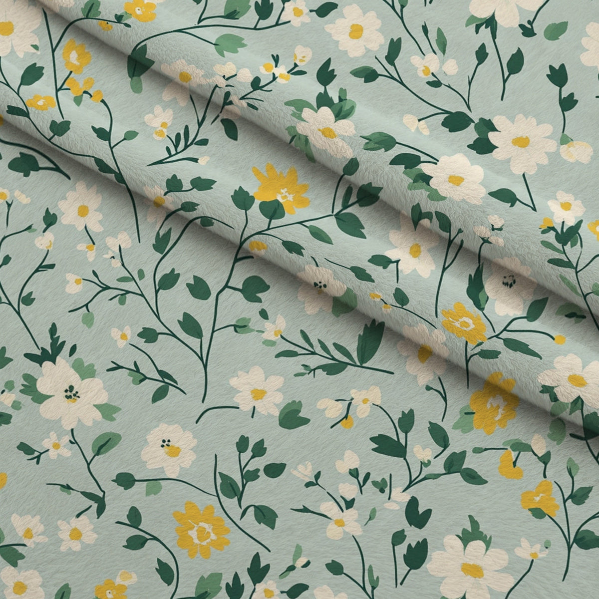 Buttermilk Blossoms Pattern 7 Minky Fabric