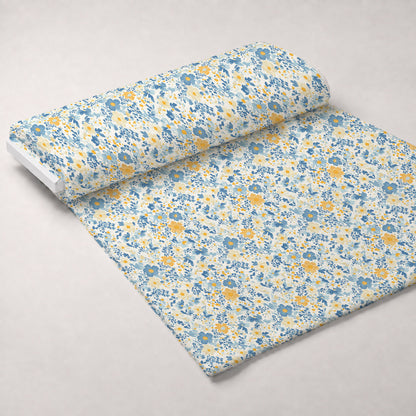 Buttermilk Blossoms Pattern 8 Minky Fabric