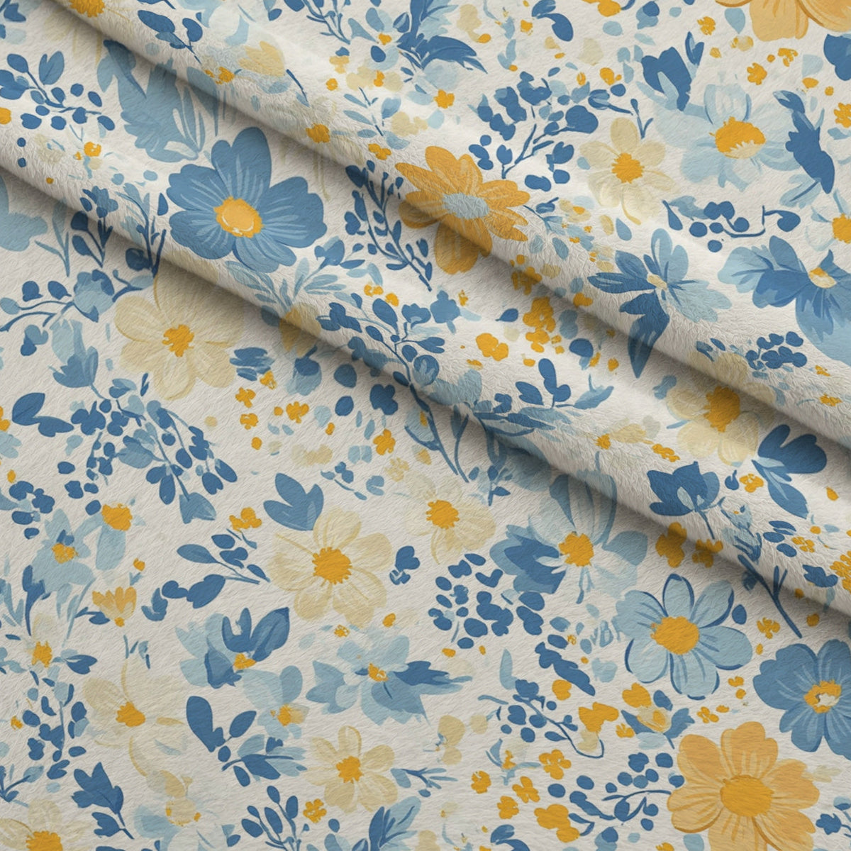 Buttermilk Blossoms Pattern 8 Minky Fabric