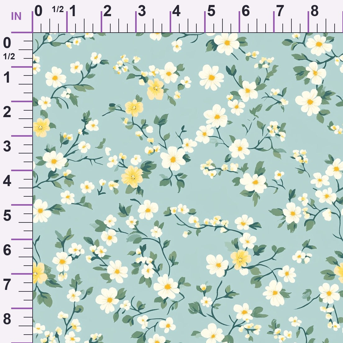 Buttermilk Blossoms Pattern 9 Minky Fabric