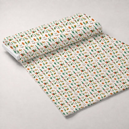 Cactus Fiesta Pattern 14 Minky Fabric