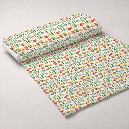 Cactus Fiesta Pattern 16 Minky Fabric