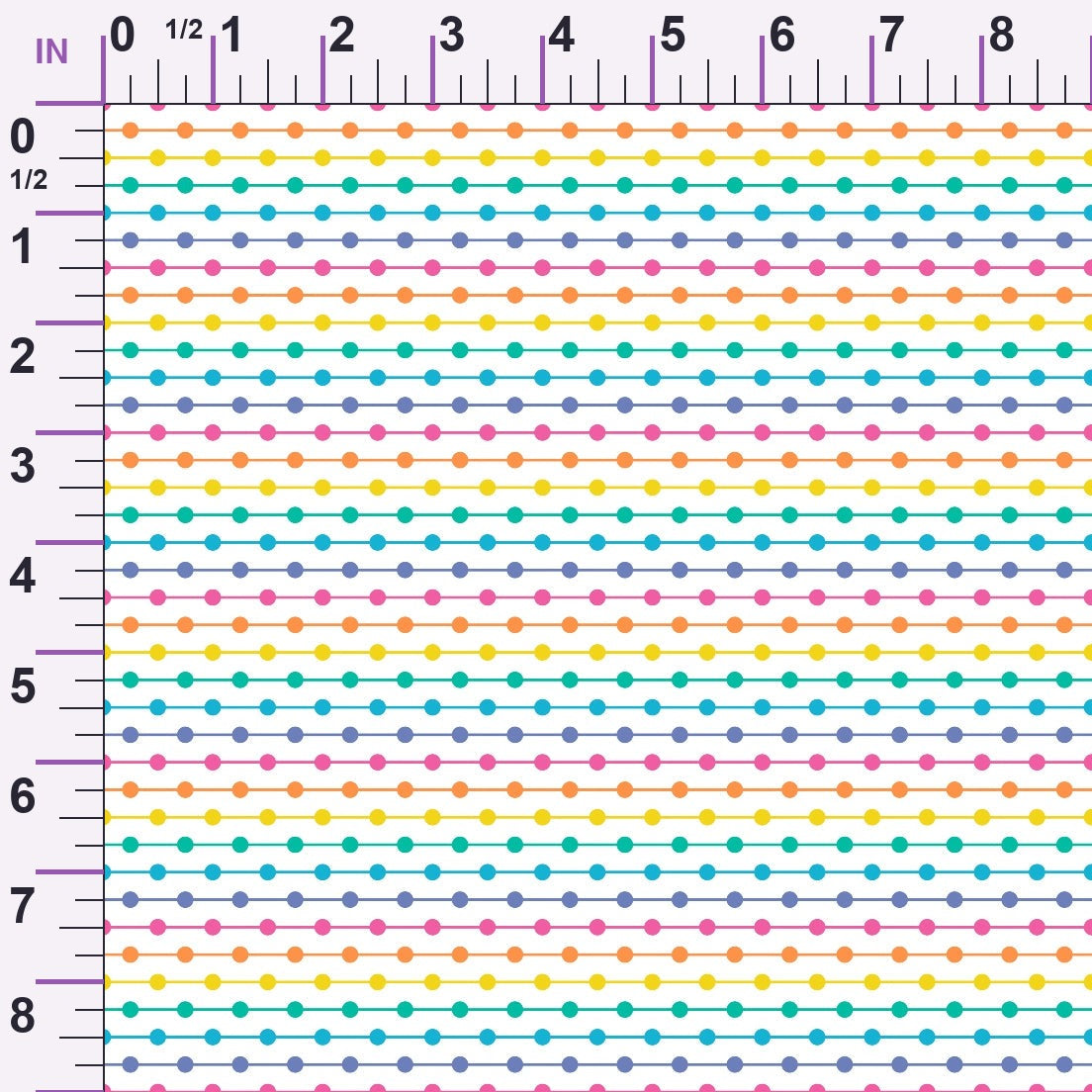 Candy Dots Pattern 15 Minky Fabric