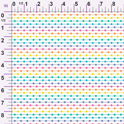 Candy Dots Pattern 15 Minky Fabric