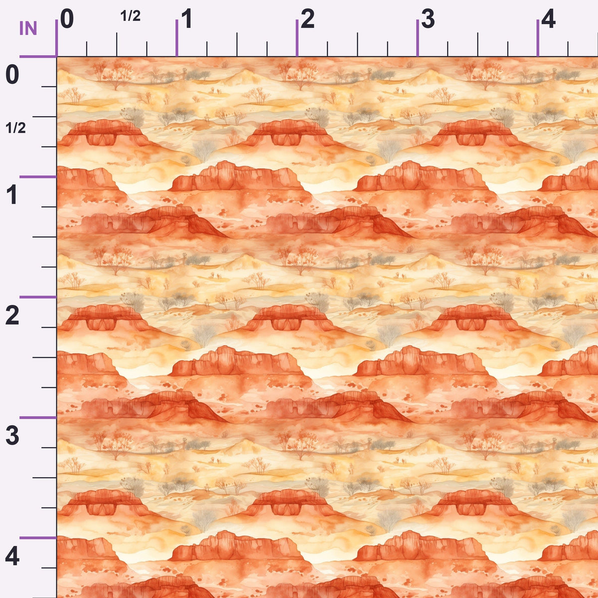 Canyon Blooms Pattern 1 Minky Fabric