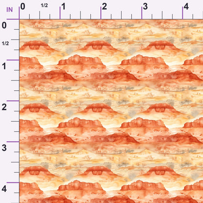Canyon Blooms Pattern 1 Minky Fabric