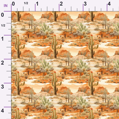 Canyon Blooms Pattern 4 Minky Fabric
