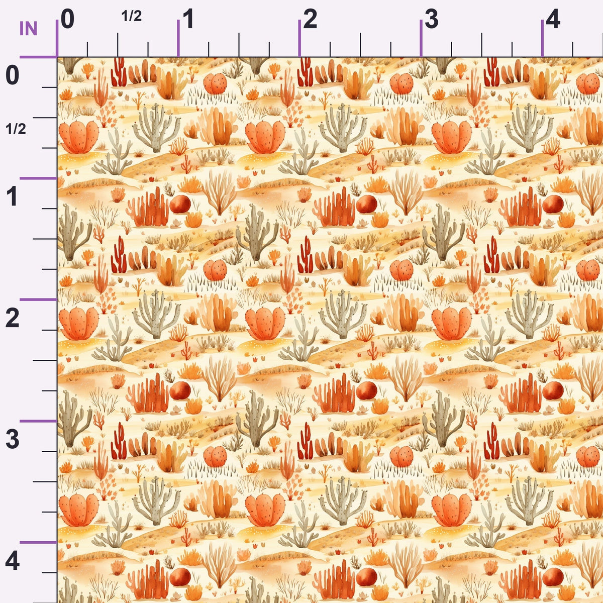 Canyon Blooms Pattern 6 Minky Fabric