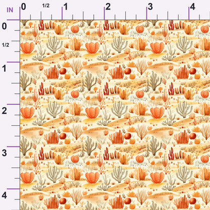 Canyon Blooms Pattern 6 Minky Fabric
