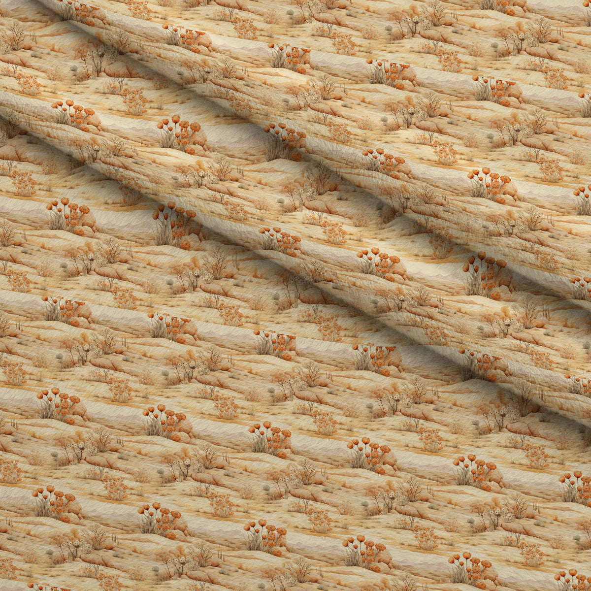 Canyon Blooms Pattern 7 Minky Fabric