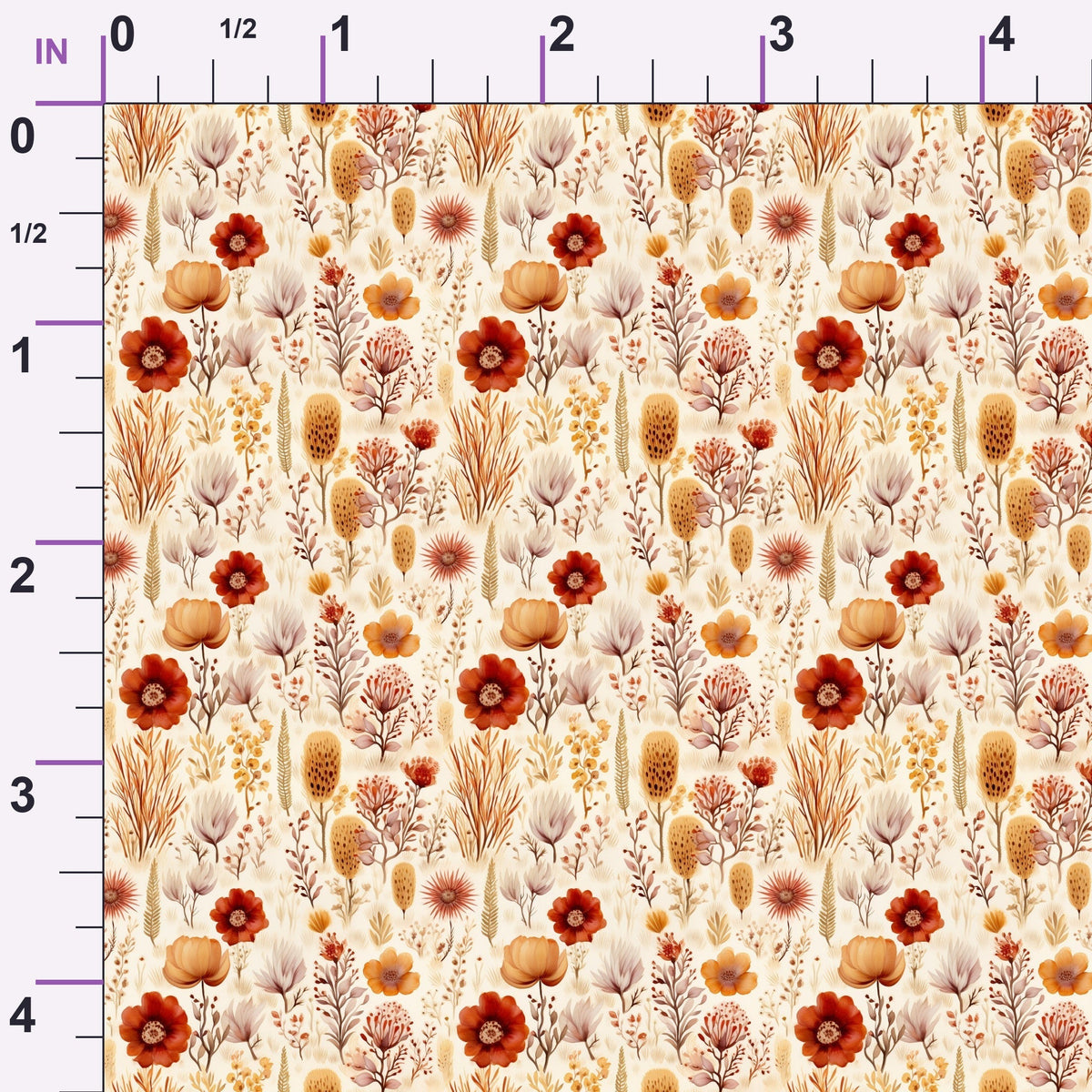 Canyon Blooms Pattern 9 Minky Fabric