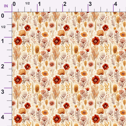 Canyon Blooms Pattern 9 Minky Fabric
