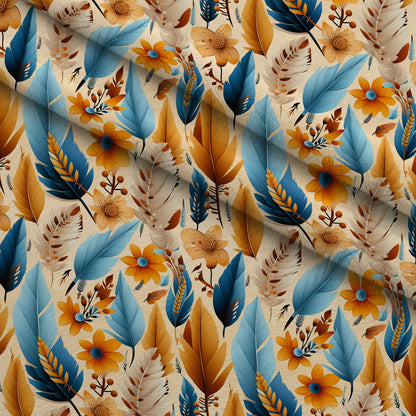 Canyon Plumes Pattern 1 Minky Fabric