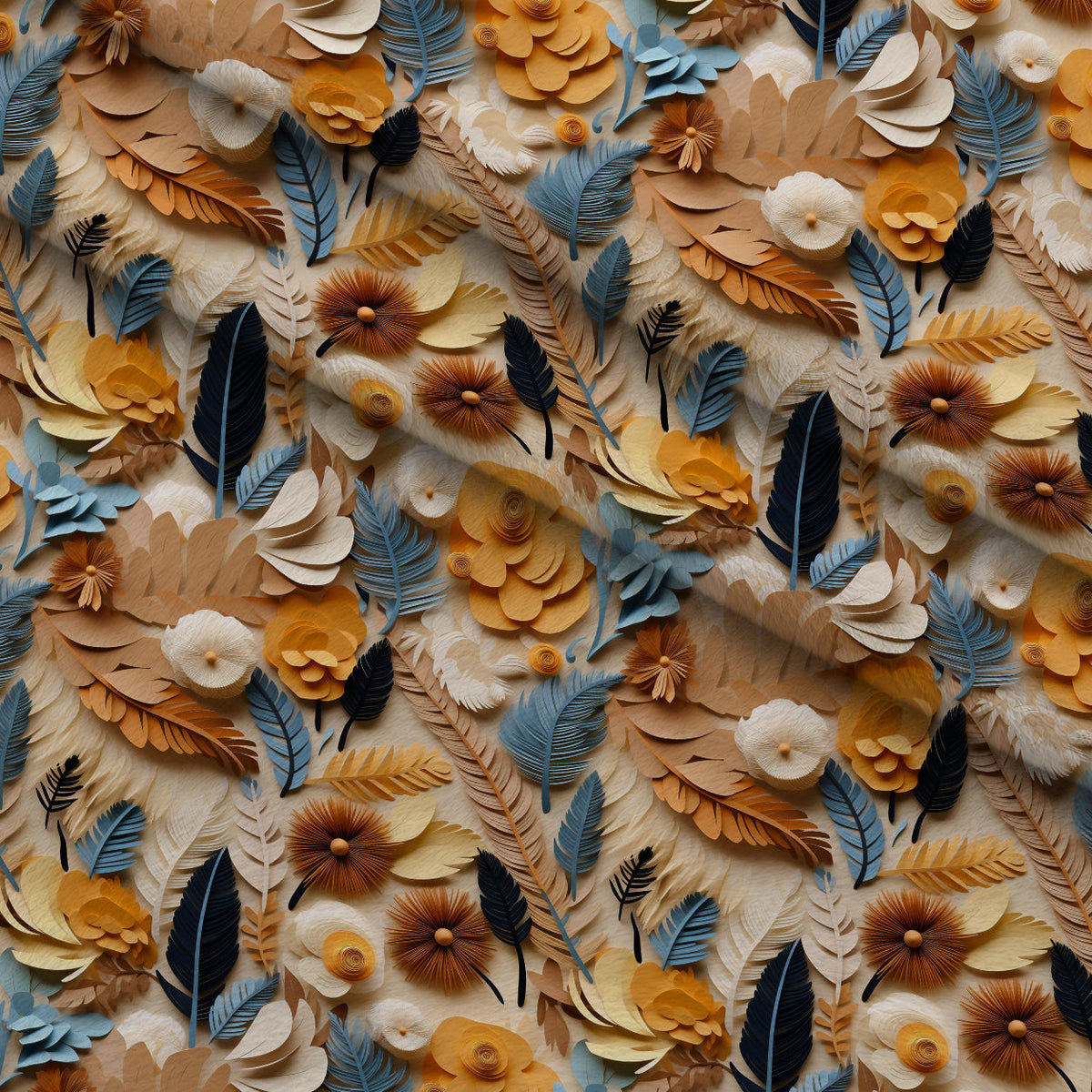 Canyon Plumes Pattern 10 Minky Fabric