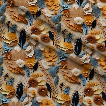 Canyon Plumes Pattern 10 Minky Fabric